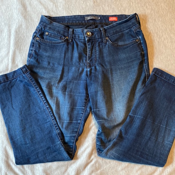 Anthropologie Level 99 Lily Crop skinny straight jeans size 30 - Picture 3 of 6